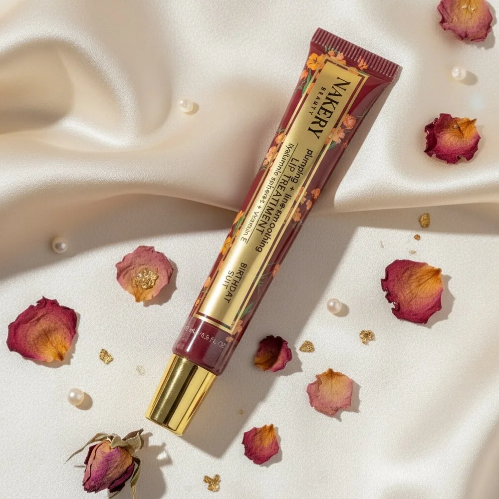 Nakery Beauty Lip Treatment Birthday Suit Plumping Line Smoothing Gloss 15ml NEW